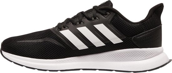 adidas - Runfalcon - Heren hardloopschoen - 44 2/3 - Zwart | bol.com