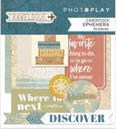 PhotoPlay - Travelogue Ephemera Cardstock Die-Cuts (PTRG3773)