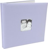 MBI - Lilac Fashion Fabric Post Bound Album W/Window 12"X12" (802517)