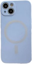 Coque iPhone 14 Plus - Coque arrière - Convient pour MagSafe - Siliconen - Lilas