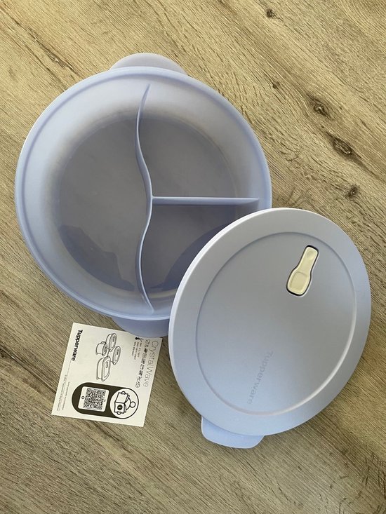 Assiette 3 Compartiments Noir avec Couvercle Twistshake 6M