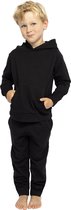 Costume de jogging pour garçons, costume de maison pour garçons, survêtement pour garçons, couleur noir - Taille 98/104
