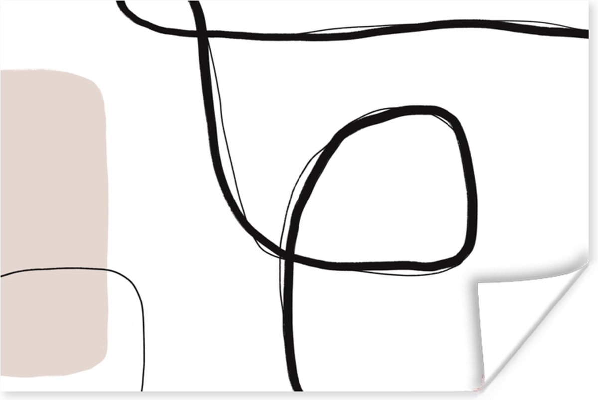 Poster Abstract - Pastel - Minimalisme - 90x60 cm