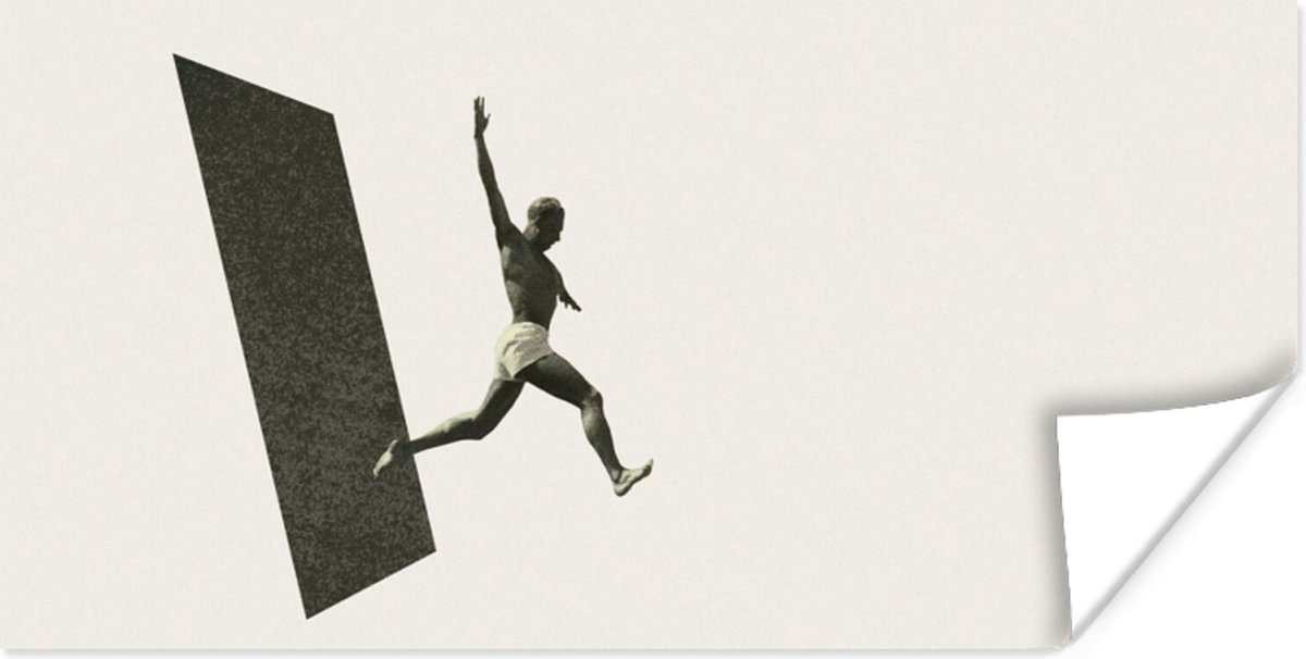 Poster Vintage - Man - Design - 40x20 cm