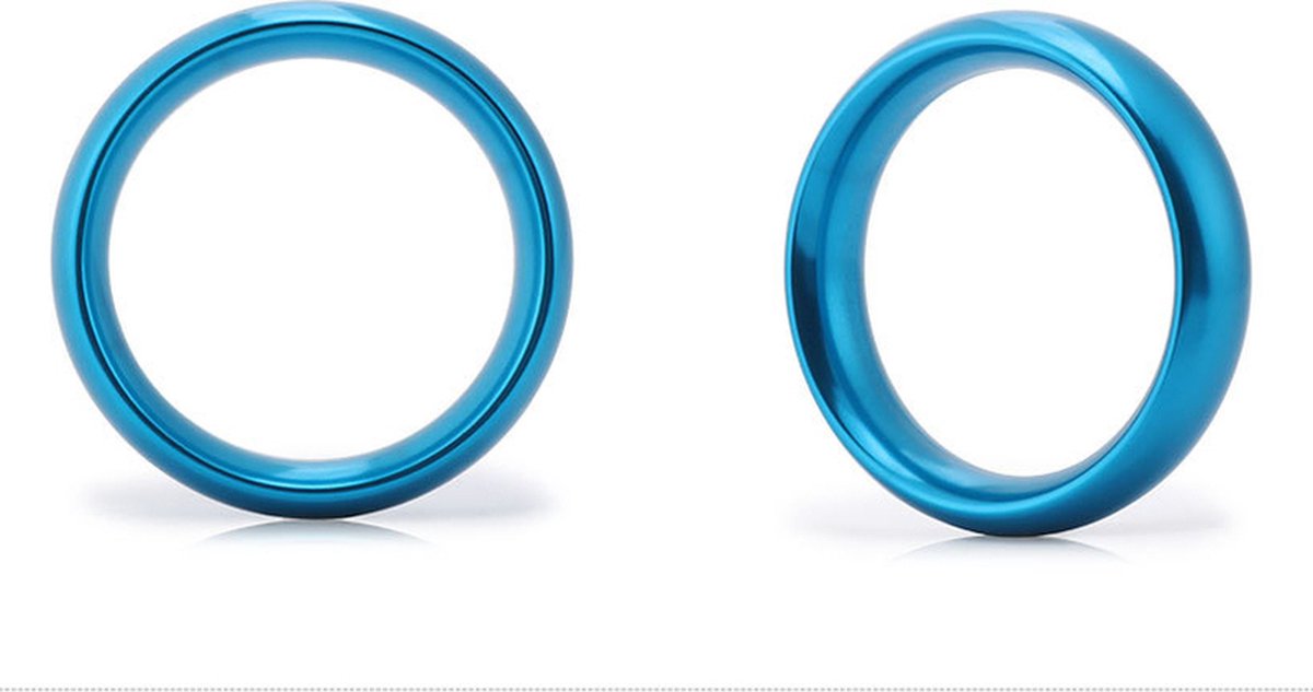 Goedkoopste Cockring Aluminum Donut Blauw 40 mm