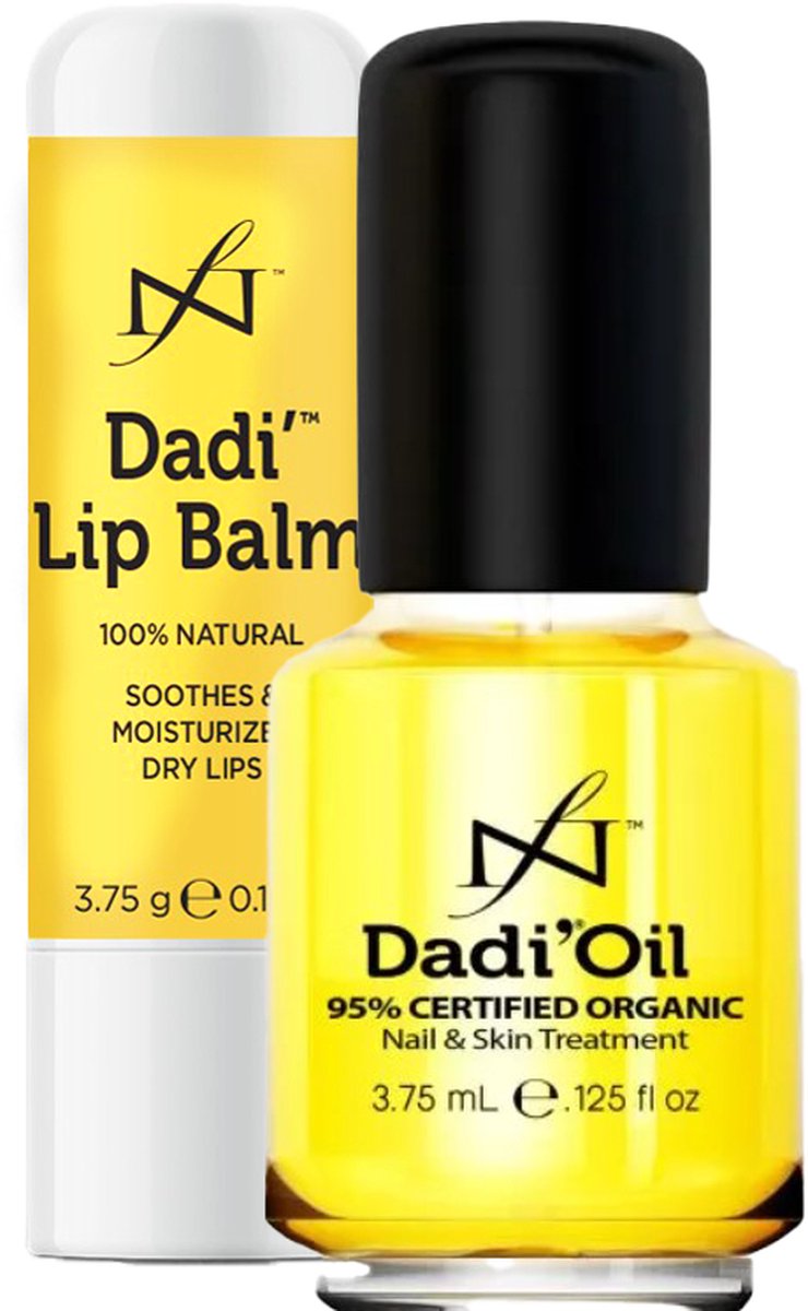 Famous Names DADI’ OIL - Verzorgende Olie - Nagelriem & Huid - 3.75 ML - Met DADI' Lip Balm