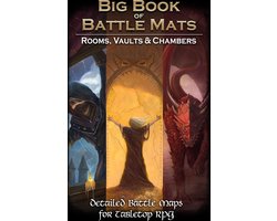 The Big Book of Battle Mats: Rooms, Vaults & Chambers - RPG - Engels - Loke Battle Mats