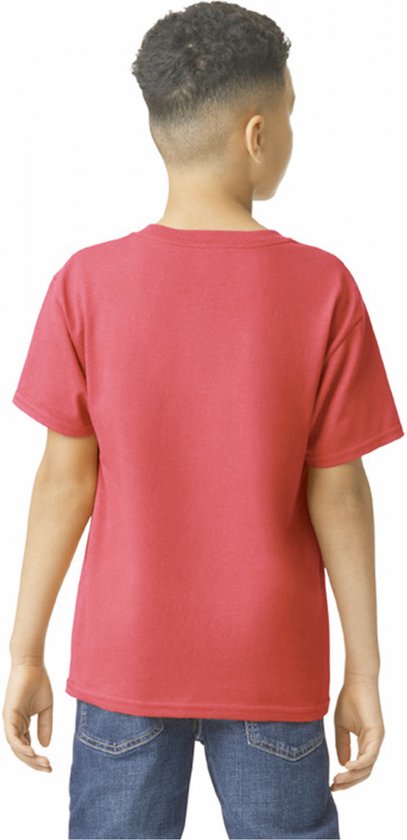 T-shirt Kind 9/11 years (L) Gildan Ronde hals Korte mouw Heliconia (x72) 100% Katoen