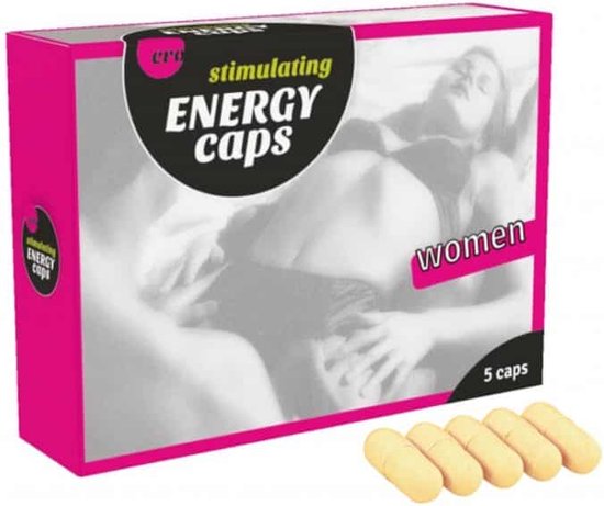 Hot Women Energy Caps - 5 stuks - Libido Middel
