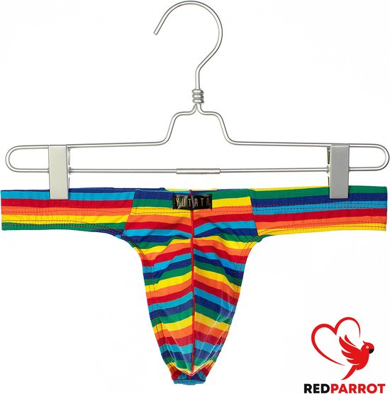 Regenboog slip mannen Thong string G string Erotisch heren ondergoed