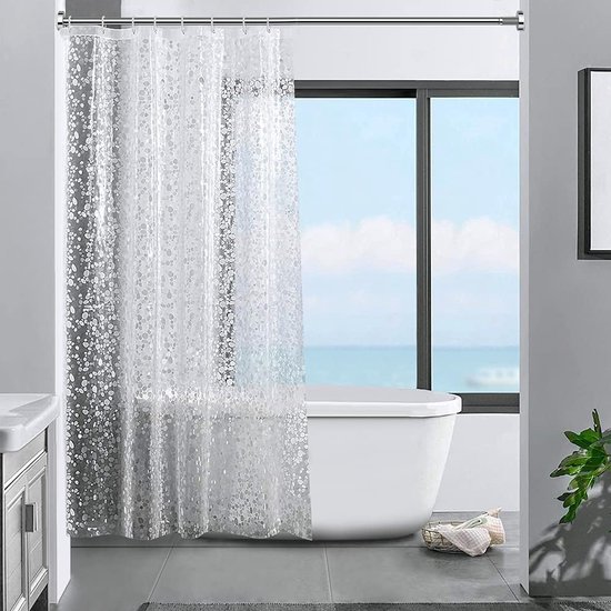 Rideau de douche transparent anti moisissure au meilleur prix