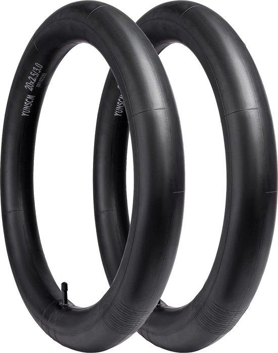 2 pieces 64 75 tube de 20 pouces 20x2.5 3.0 valve AV32mm compatible tube de velo de. bol