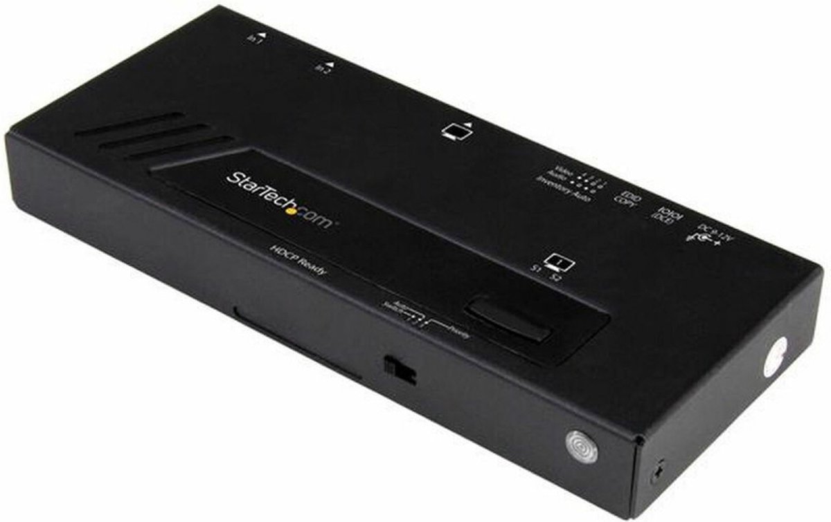 StarTech 2 poorts automatische HDMI video switch - 4K 2x1 HDMI switch met snelschakeling