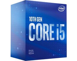 Intel Core i5-10400F Boxed - Desktop processor - CPU - 6 core - 12 threads - tot 4.3 GHz - LGA1200 - Inclusief koeler