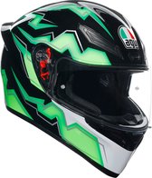 AGV K1 S E2206 Kripton Zwart Groen 007 Integraalhelm - Maat XXL - Helm
