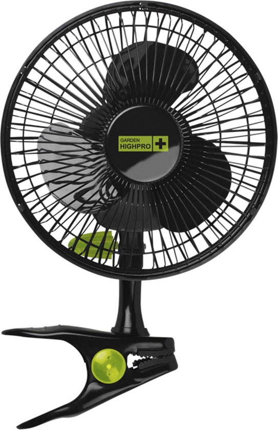 Tafelventilator Garden Highpro, 15 cm, 5 watt, zwart