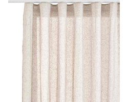 Stor Planet Linum 280x300 Cm Gordijn Met Ringen Beige