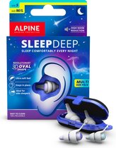Alpine SleepDeep Multisize- Bouchons pour dormir - Confortable et haute atténuation - Moyen & Petit 27dB - 2 paires