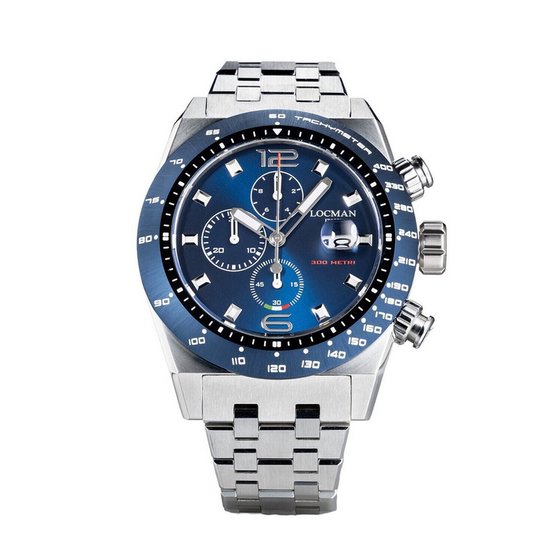 Locman - 0219A02A-0BBLNKB0 - Polshorloge - Heren - Quartz - Stealth 300MT Chrono