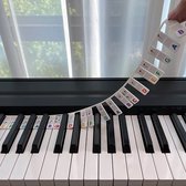 BOLAN Toetsenwijzer piano - noten - bladmuziek - pianotoetsen - kleur