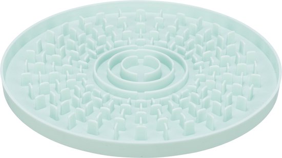 Trixie Junior – Anti Schrokbak – Likplaat – Mintgroen – 21X21 cm
