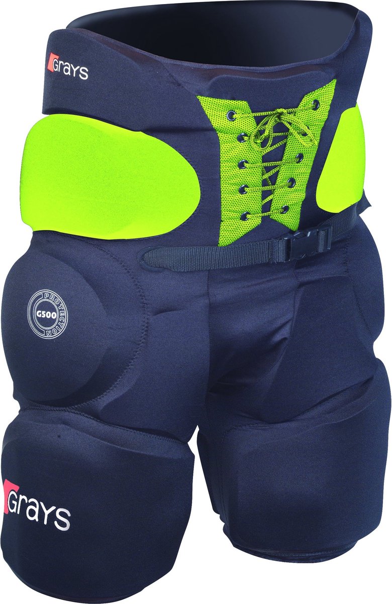 Grays hockey keeper kit 500 Pad Shorts Zwart / Geel - maat Large