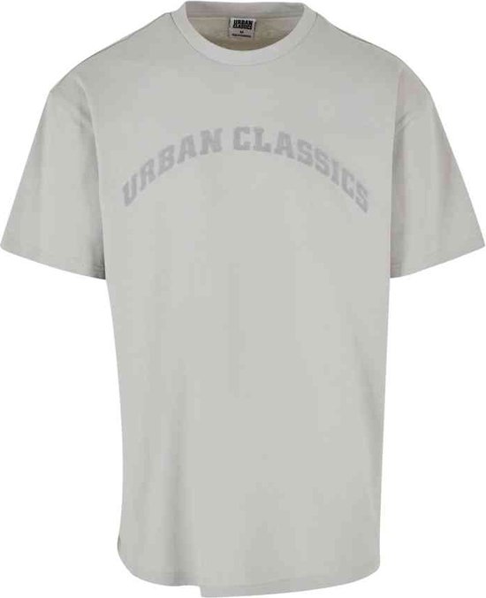 Urban Classics - Oversized Gate Heren T-shirt - S - Grijs