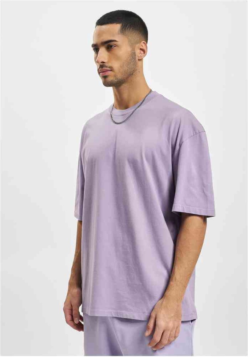 DEF - Relaxed fit Heren T-shirt - XL - Paars