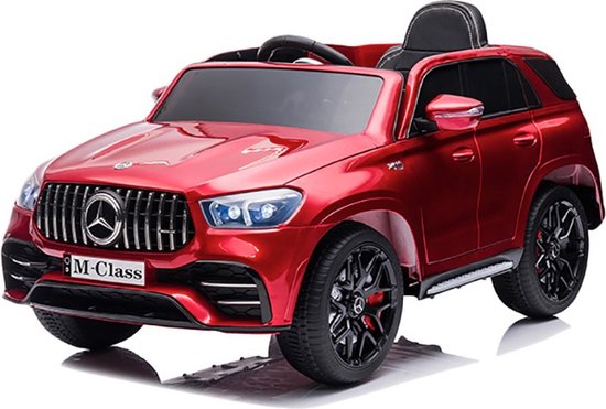 Voiture pour enfants Mercedes Benz en plastique de couleur rouge