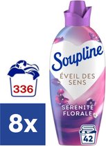 Adoucissant Soupline Sourire & Fruits des Bois - 6 x 2 l (516 lavages)