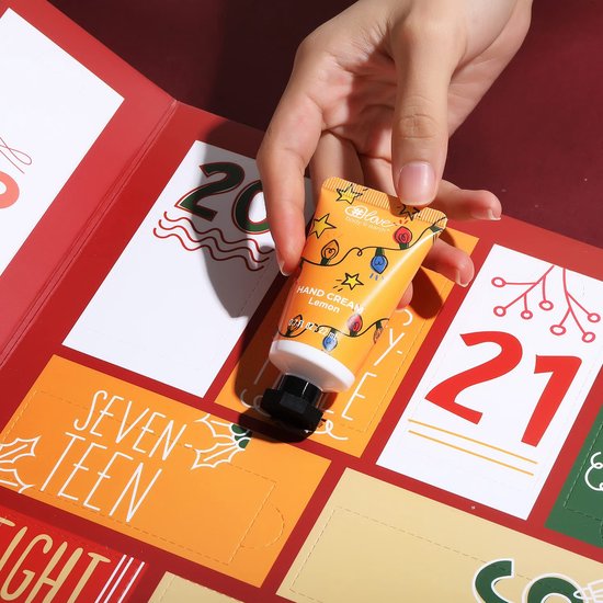 Body & Earth - Adventskalender 2025 Vrouw Beauty Dames - 24 verrassingen - Volwassenen - Kerstcadeau - Kerstpakket vrouw - Kerst cadeautjes volwassenen - Wellness bath - Geschenkset Vrouwen