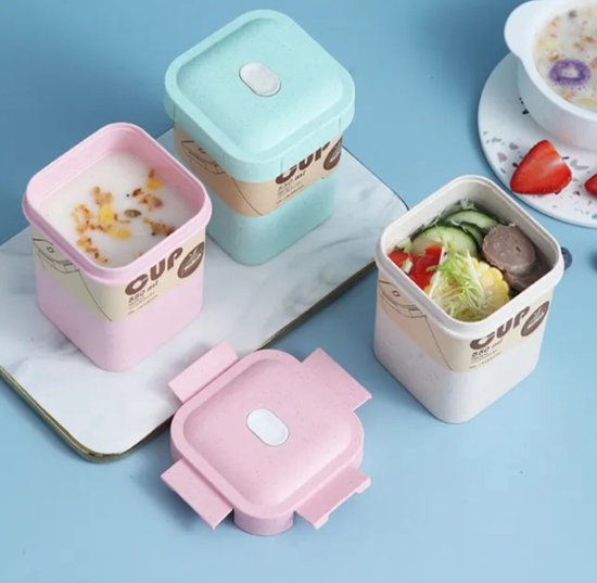 40 stuks opbergdozen met deksel (20 containers 20 deksels), vershouddozen voor het