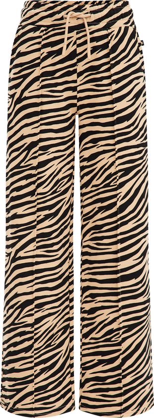 WE Fashion Meisjes straight fit broek met dessin