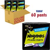 Pampers Pyjama Pants Ninjamas 4-7 jaar (6 x 10 stuks)