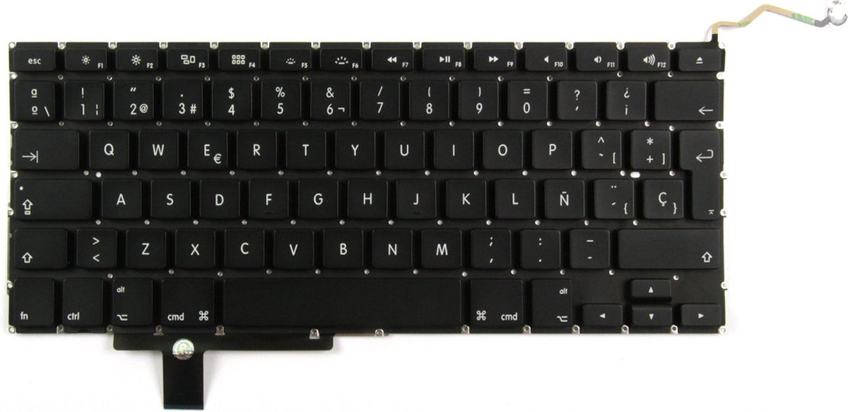 Toetsenbord ESP Geschikt voor MacBook Pro A1297 2009-2011-Componenten-Laptoptoetsenbord-Geschikt voor MacBook Pro 13-inch 15-inch 17-inch