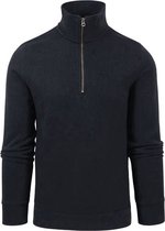 Superdry - Half Zip Trui Navy - Heren - Maat L - Regular-fit