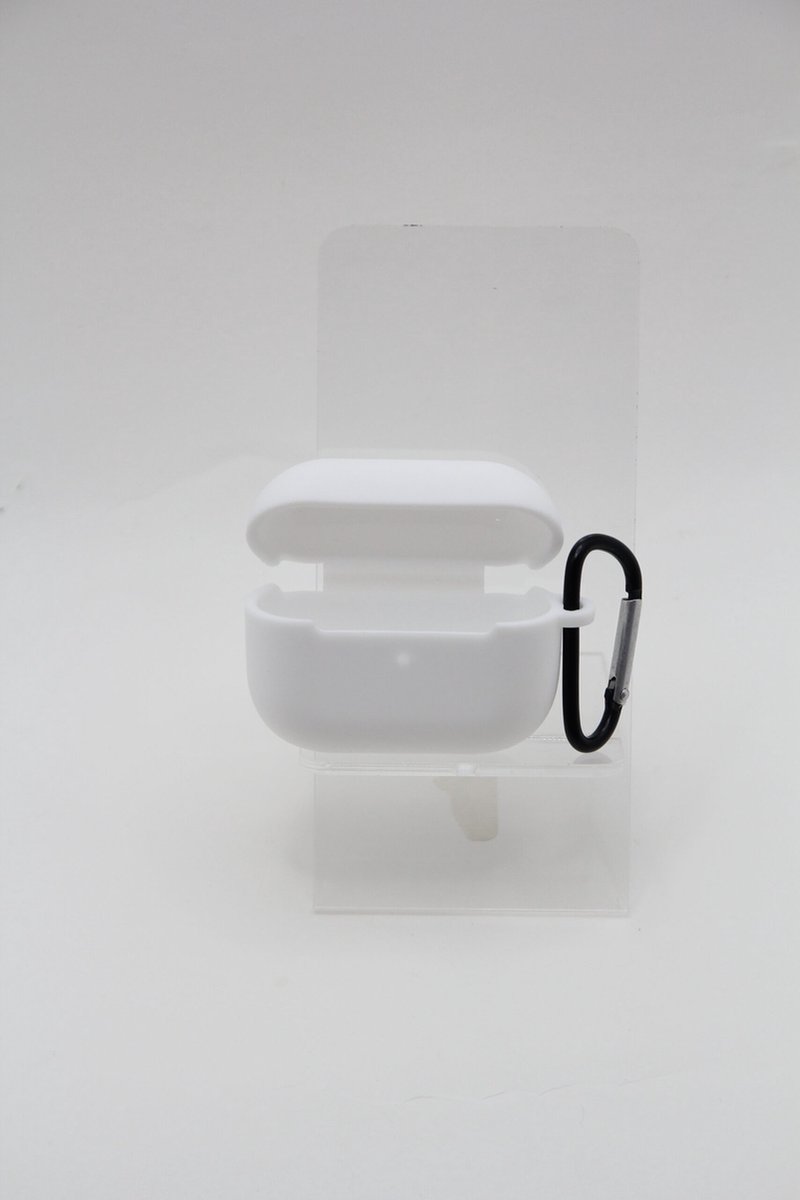 Premium Hoesje Geschikt Voor Airpod Pro - Wit Oplaadcase Van Plastic