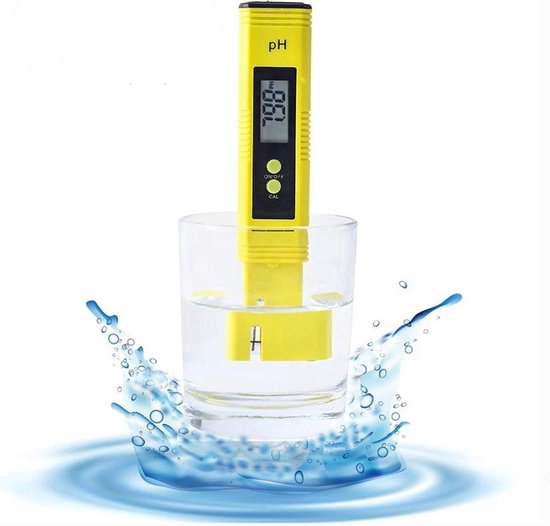 PH meter - PH meter zwembad - Zuurtegraad meten - PH waarde meten - pH indicator - pH-meter met kalibratie - inclusief 2 gratis zakjes voor kalibratie - Merkloos