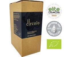 Premium Bio Olijfolie 1,5 liter | Extra vierge biologisch | Bekroonde topkwaliteit | Langer vers in Bag-in-Box | Italiaans | Rijk aan antioxidanten | Oogst 2025/2026 | il circolo extra virgin olive oil, NL-BIO-01