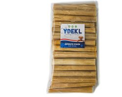 YOEKL Geperste Kauwstaven 13 cm - 50 stuks - Hondensnacks - Hondensnoepjes - Hondensnacks Gedroogd - Hondensnacks Kauwbot - Hondenvoer
