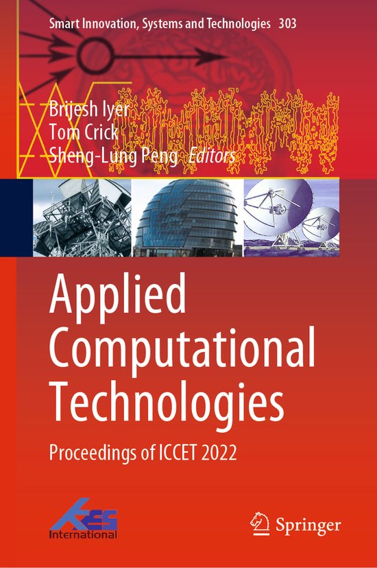Smart Innovation, Systems and Technologies303- Applied Compu ... - cover