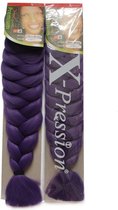 X-pression Ultra Braid PU tressage cheveux violet - Cheveux synthétiques