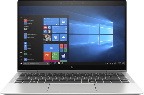 HP EliteBook x360 1040 G6 Intel® Core™ i5 i5-8265U Hybride (2-in-1) 35,6 cm (14") Touchscreen Full HD 8 GB DDR4-SDRAM 256 GB SSD Wi-Fi 6 (802.11ax) Windows 10 Pro Zilver