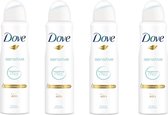 Dove Deo Spray – Sensitive - 4 x 150 ml