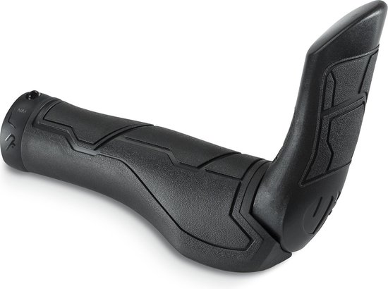 Embouts de guidon CUBE Natural Fit Grips All Terrain - Grips - Matériau Shock X - Embouts de guidon Longueur 108 mm - L - 136x50x35 mm - Zwart