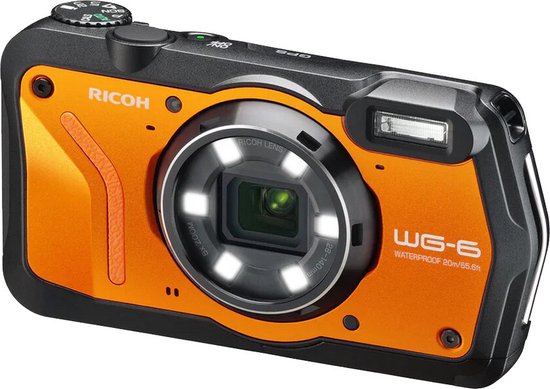 Ricoh WG-6 - Zwart/Oranje