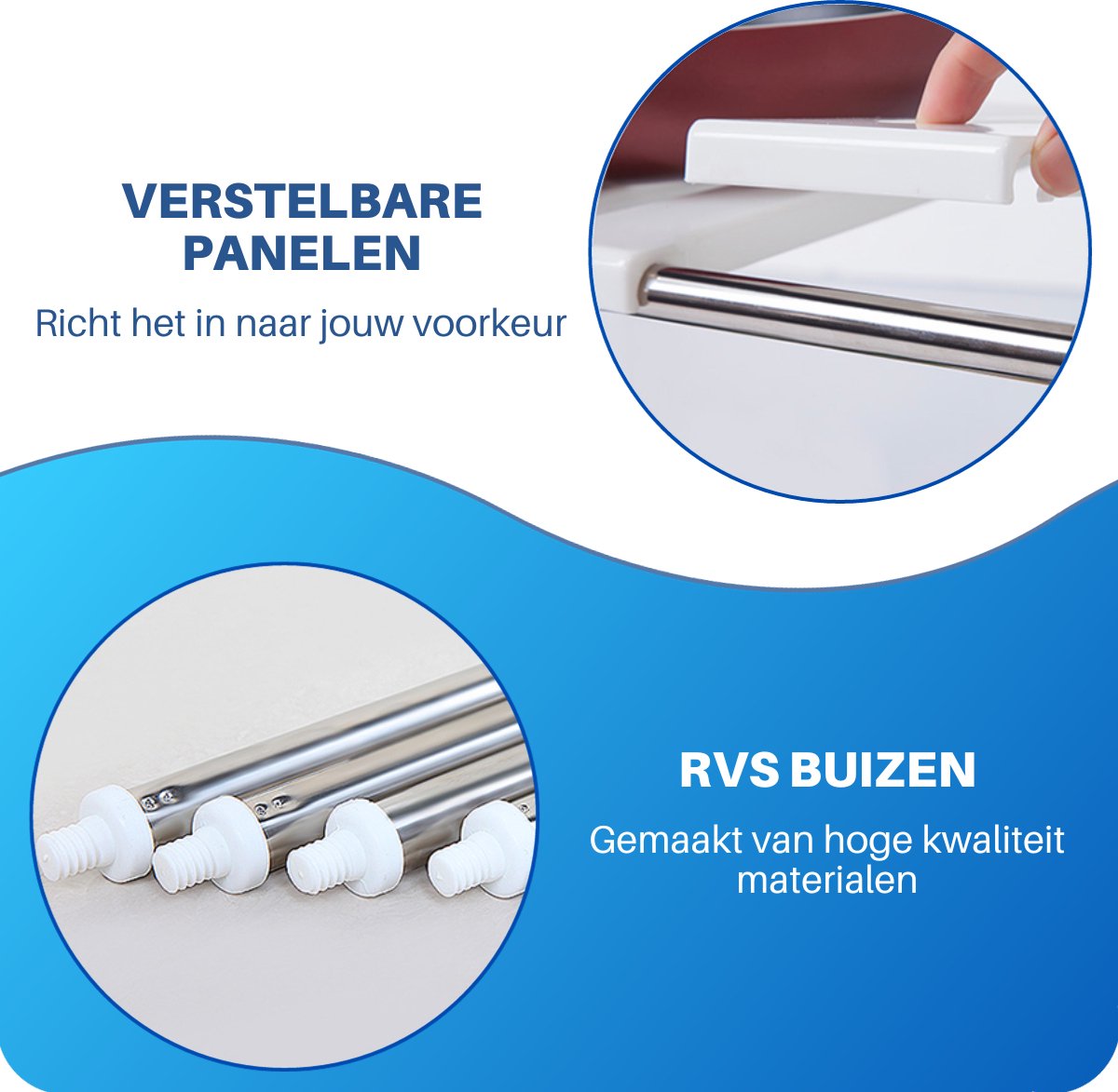 JT Products Gootsteenkast Organizer – Gootsteenrek – Uitrekbaar 53 Tot 75 cm Breed – Inclusief Nederlandse Handleiding - Keuken Kast Organizers – Opbergrek – Ladekast – Keukenkastorganizers - Aanrecht – Gootsteenkastrek – Keukenkast Rek – Pannenrek — cadeau in Cadeau-ideeën - foto 3