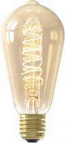 Calex Lichtbron E27 Rustieklamp - Glas - Goud - 6 x 14 x 6 cm (BxHxD)