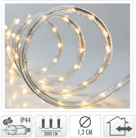 LED Lichtslang - 20 meter - warm wit -480 LEDS-Binnen-Buiten - Merkloos