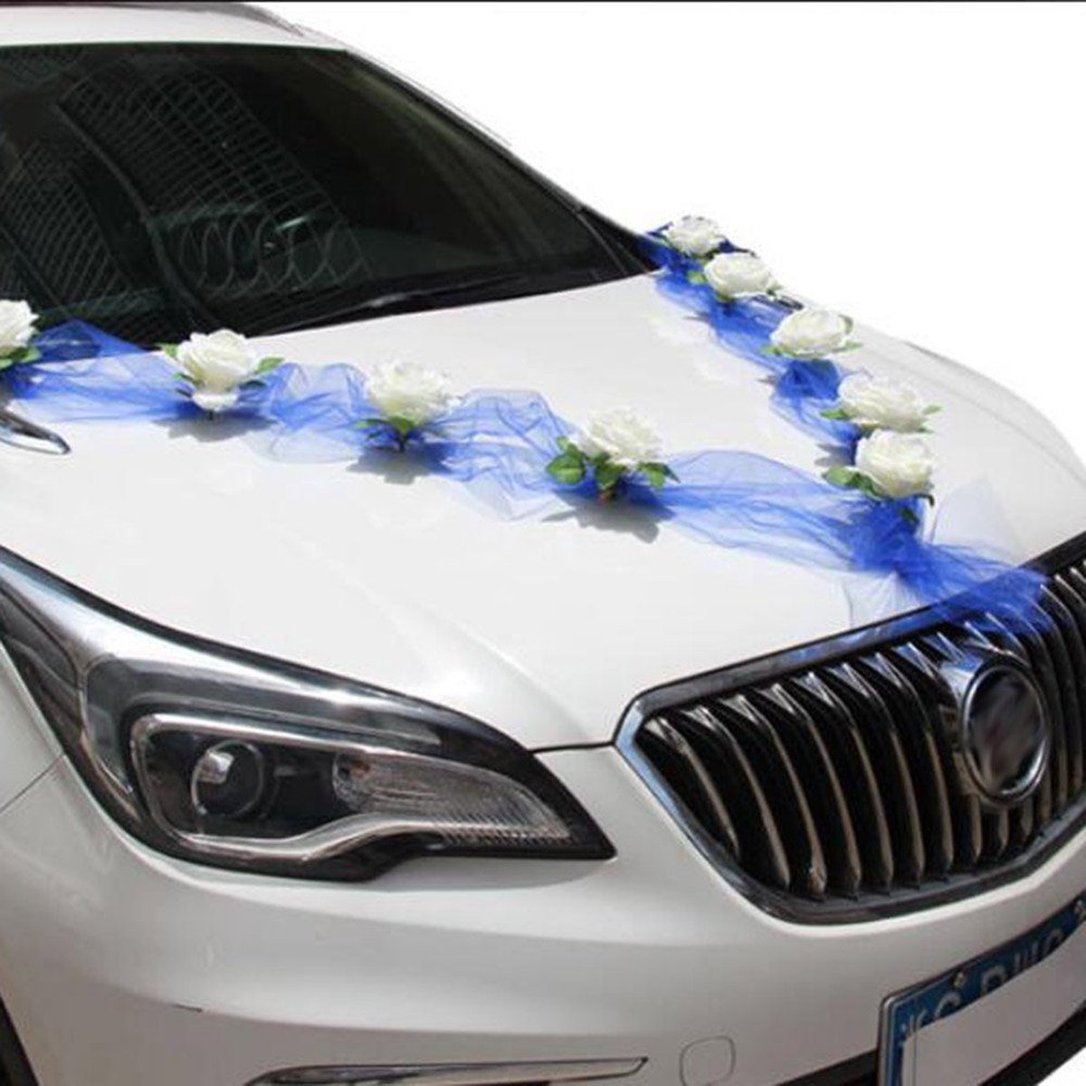 autodeco.nl ALISA Luxe mariage voiture Décoration - Décoration de voiture  Mariage 